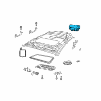 OEM 2009 Dodge Caliber Switch-SUNROOF Diagram - 4602687AA