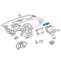 OEM 2016 Buick LaCrosse Hazard Switch Diagram - 22906174