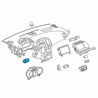 OEM 2013 Buick Regal Headlamp Switch Diagram - 22901650