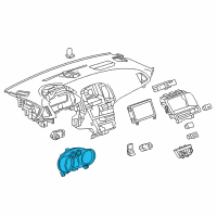 OEM 2013 Buick Verano Cluster Diagram - 22978260