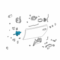 OEM BMW Door Brake Diagram - 51-21-8-397-708