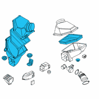 OEM BMW M8 Intake Silencer Diagram - 13-71-7-856-921