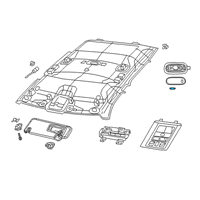 OEM Chrysler Aspen Bulb Diagram - L0000578AB