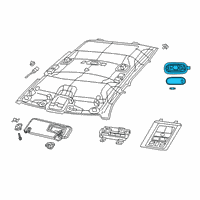 OEM 2021 Ram 3500 Lamp-Dome Diagram - 5JG58TX7AD