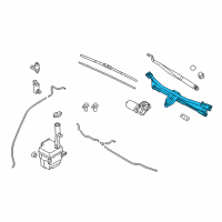 OEM 2015 Kia Optima Linkage Assembly-Windshield Wiper Diagram - 981202T000