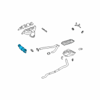 OEM 2004 Cadillac CTS Converter Diagram - 25757817