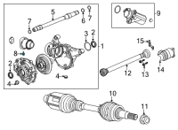 OEM 2020 Cadillac CT4 Vent Diagram - 84632510