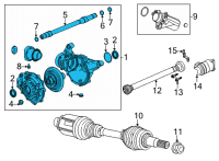 OEM 2021 Cadillac CT4 Carrier Assembly Diagram - 84547503