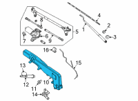 OEM Nissan Frontier TANK ASSY-WINDSHIELD WASHER Diagram - 28910-9BU0A