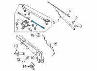 OEM 2014 Nissan Xterra Link Assembly-Connecting No 1 Diagram - 28841-ZL00A