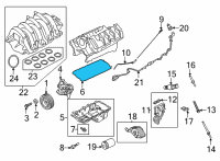 OEM 2022 Ford F-150 GASKET - OIL PAN Diagram - ML3Z-6710-A