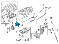 OEM 2021 Ford F-150 PUMP ASY - OIL Diagram - ML3Z-6600-A