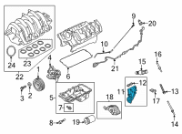 OEM 2021 Ford F-150 ADAPTOR - OIL FILTER Diagram - ML3Z-6881-A