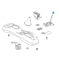 OEM 2004 Toyota Echo Shift Knob Diagram - 33504-13010-E0