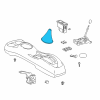 OEM 2003 Toyota Echo Shift Boot Diagram - 58808-52050-E0