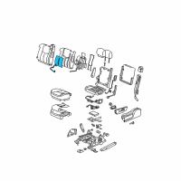 OEM 2005 Cadillac Escalade EXT Seat Back Heater Diagram - 88940289