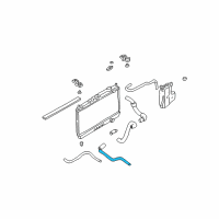 OEM 2002 Nissan Frontier Hose-Flexible Diagram - 21631-7B400