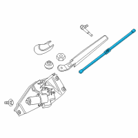 OEM 2016 BMW X1 Wiper-Rear Window Blade Diagram - 61-62-7-356-223