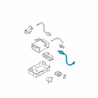 OEM 2005 Hyundai Santa Fe Sensor Assembly-Oxygen, RH Diagram - 39210-39660