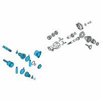 OEM Infiniti M45 Shaft Assy-Rear Drive Diagram - 39600-EG80A