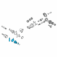 OEM Infiniti Repair Kit Dust Boot Outer Diagram - C9BDA-EG026