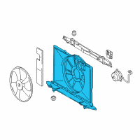 OEM 2016 Scion iM Lower Shroud Diagram - 16711-22140