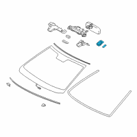 OEM Lexus LS600h Sensor, Rain Diagram - 89941-50060