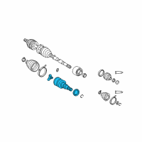 OEM 2012 Scion xD Inner Joint Diagram - 43040-12120