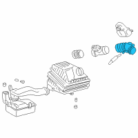 OEM 2003 Kia Optima Hose-INAIR (B) Diagram - 2813937101