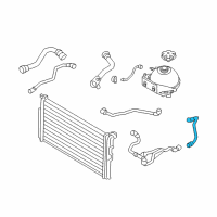 OEM 2014 BMW 328i GT xDrive Engine Coolant Hose Diagram - 17-12-7-600-554