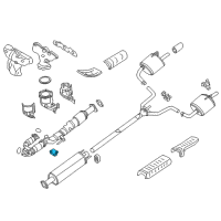 OEM 2014 Nissan Altima Mounting Assy-Exhaust Diagram - 20611-JA000