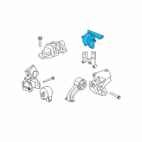 OEM Dodge Journey ISOLATOR-Transmission Mount Diagram - 4766474AD