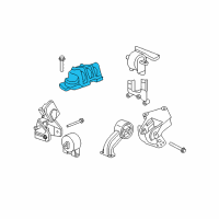 OEM 2012 Dodge Avenger INSULATOR-Engine Mount Diagram - 5085486AB