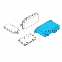 OEM 2011 BMW 760Li Camera-Based Systems Control Module Diagram - 66-51-9-259-021