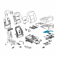 OEM 2018 Chevrolet Tahoe MODULE KIT-AIRBAG FRT PASS PRESENCE (W/ Diagram - 84381563