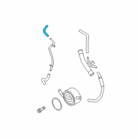 OEM 2015 Infiniti Q70 Hose Water Diagram - 21306-1CA1B