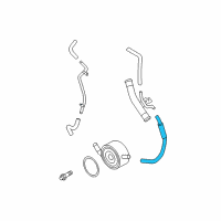 OEM 2015 Infiniti Q70 Hose-Water Diagram - 21306-1CA0C