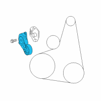 OEM Toyota RAV4 Serpentine Tensioner Diagram - 16620-F0012