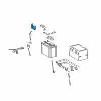OEM Lexus Sensor Assy, Battery Current Diagram - 28850-38010