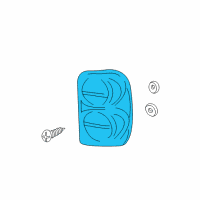 OEM 2005 Jeep Liberty Lamp-Tail Stop Turn Diagram - 55157060AG