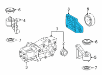 OEM 2022 Lexus NX250 Differential Mount Diagram - 5239142110