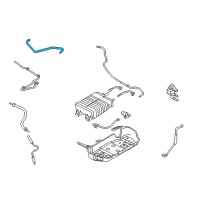 OEM Ford Mustang Tube Assembly Diagram - 4R3Z-6758-BA