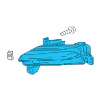 OEM 2020 Chevrolet Camaro Daytime Run Lamp Diagram - 84756153