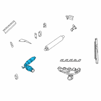 OEM Dodge Catalytic Converter Diagram - 5264998AG