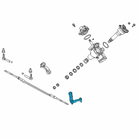 OEM Chevrolet Silverado 3500 HD Idler Arm Diagram - 19153392