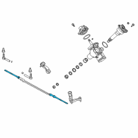 OEM 2019 Chevrolet Suburban 3500 HD Rod Kit, Steering Linkage Inner Tie Diagram - 15295861