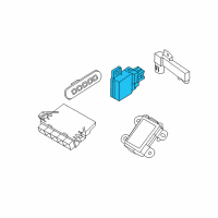 OEM Lincoln Receiver Diagram - BC3Z-15K602-V