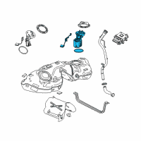 OEM Cadillac CTS Fuel Pump Diagram - 84347847