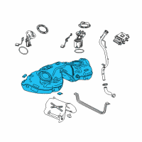 OEM 2019 Cadillac CTS Fuel Tank Diagram - 84383264