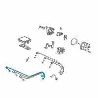 OEM 1997 Acura CL Wire, Resistance (No.4) Diagram - 32704-P8A-A01